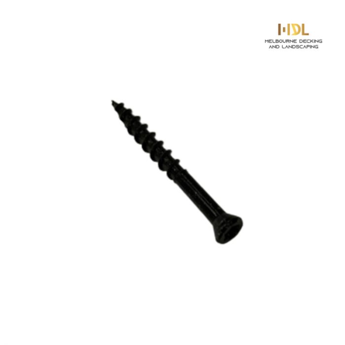 Black Stainless Steel Screws 40mm Pack Of 100 Melbourne Decking And   40cmscrew1 700x700 