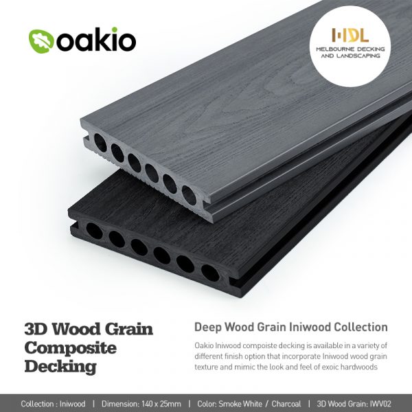 4th Generation 3D Composite Decking Board